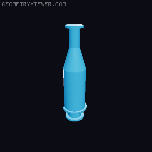 Nerf Villainator shotgun drum!! 3D model thumbnail