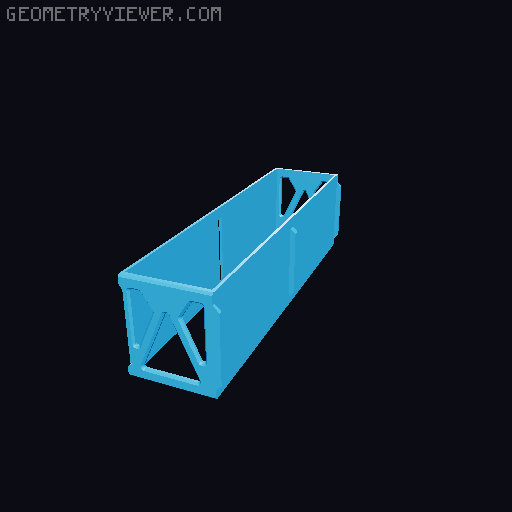2x1 Stacker 3D model thumbnail