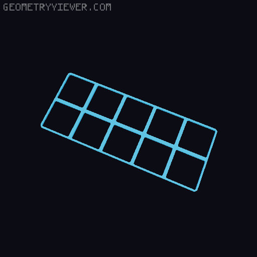 EcoGrid - Minimalistic Gridfinity Base 3D model thumbnail