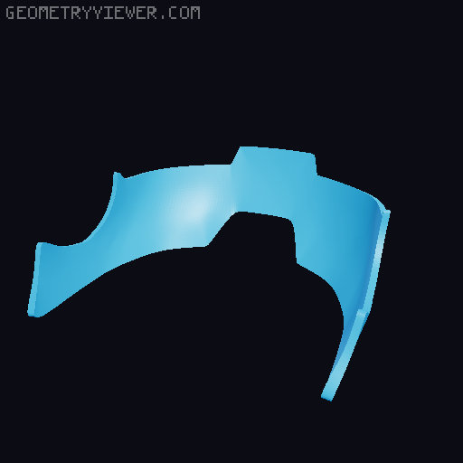 Iron Man Mk3 Helmet 3D model thumbnail