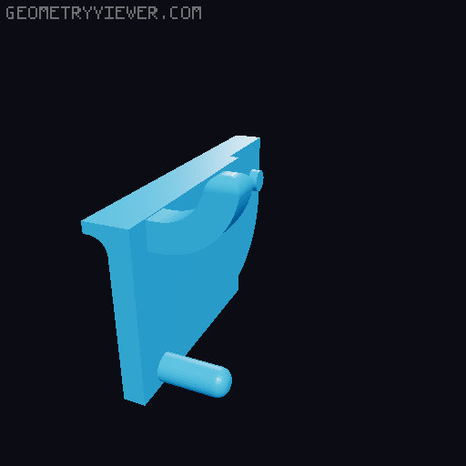 Ultimate Drawer System XL Pegboard Adapter 3D model thumbnail