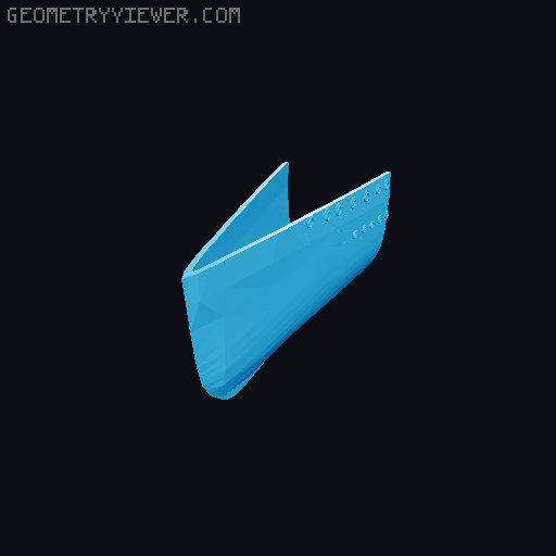 1;120 Scale RC wickes class destroyer  3D model thumbnail