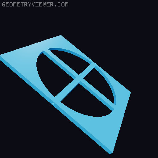 Cotton Pad Version 3D model thumbnail