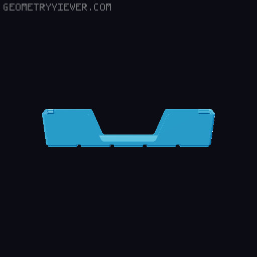Gridfinity wall cutout collection 3D model thumbnail
