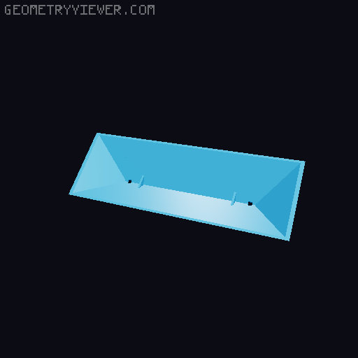 4er Reihenhaus 3D model thumbnail