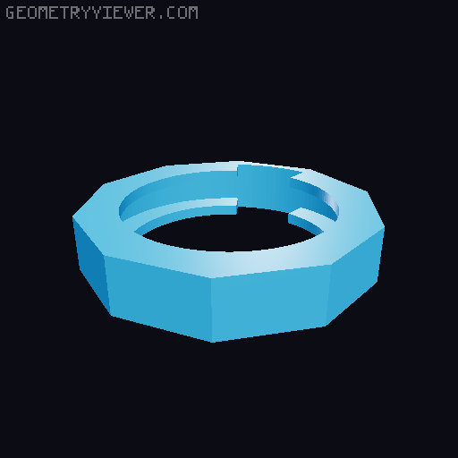 Cryptex-style Advent calendar 3D model thumbnail