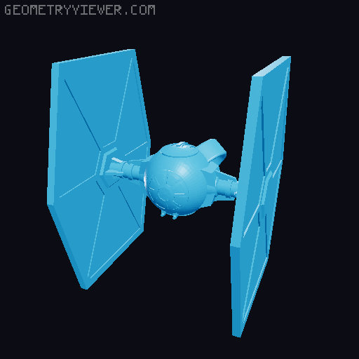 Star Wars hangers 3D model thumbnail