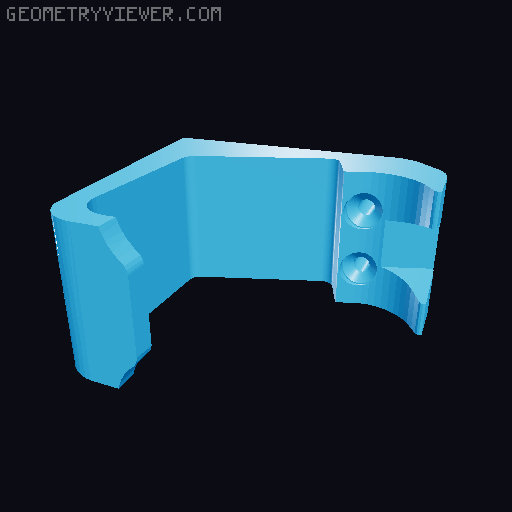 PS5 eXtremeRate Wall Mount 3D model thumbnail