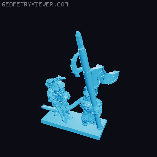 Easterling Archers 10mm Scale 3D model thumbnail