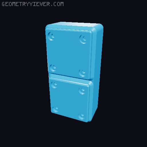 Gridfinity Battery Holders (CR1632, CR2032, CR123(A), LR44) 3D model thumbnail
