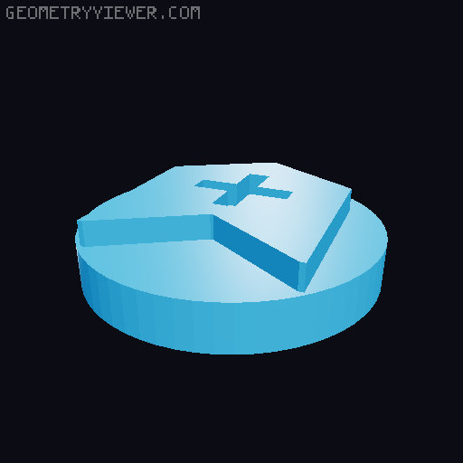 Magic: The Gathering Counters / Chips UPDATED 5-3-2019 (Life, Mana, Abilities, Loyalty, Energy, Power, Toughness) MtG #MtGCounters 3D model thumbnail