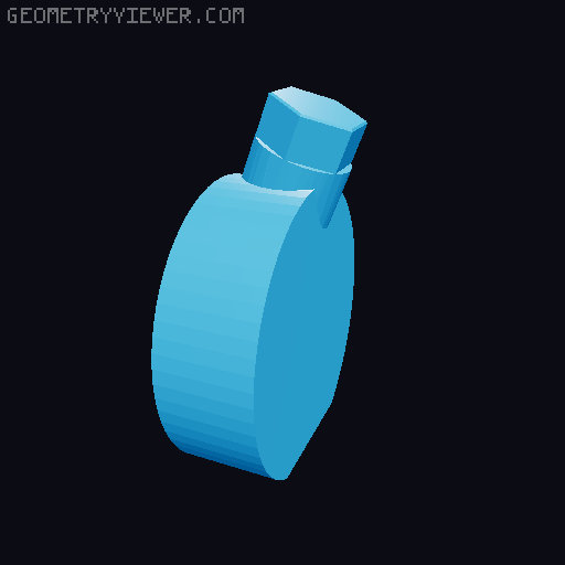 VW Bus Toilet Paper Holder 3D model thumbnail