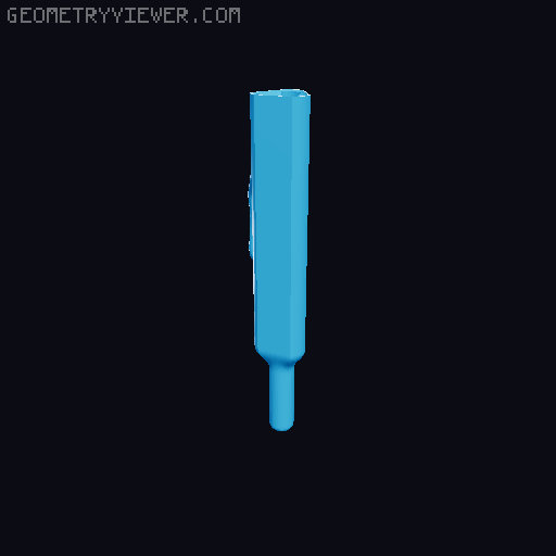 Pencil 3D model thumbnail