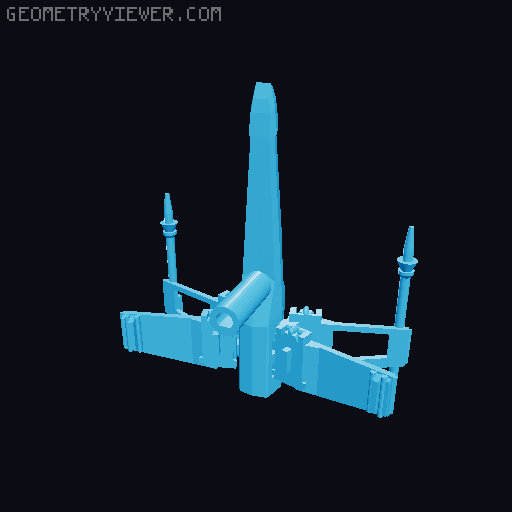 Star Wars Venisa Doza's X-Wing 3D model thumbnail