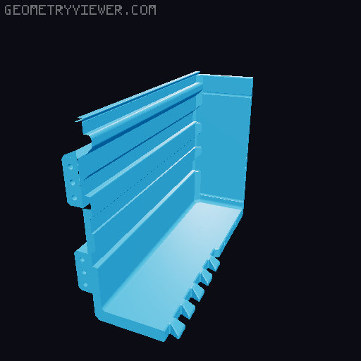12 Round Double Stack Battle Axe Magazine For Smaller Printers 3D model thumbnail