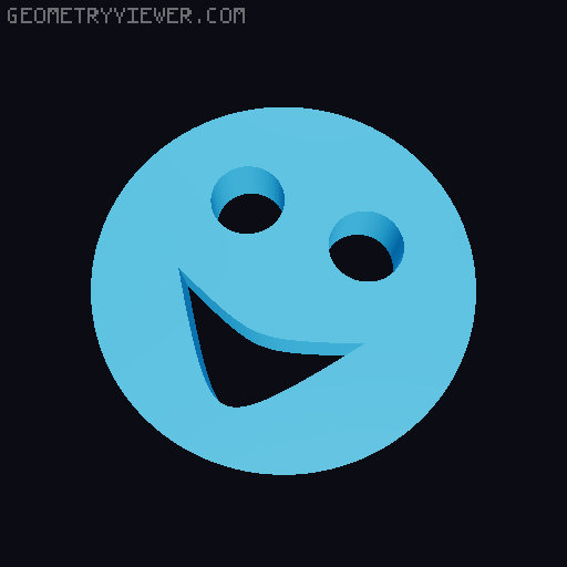 Smajlík / Smiley 3D model thumbnail