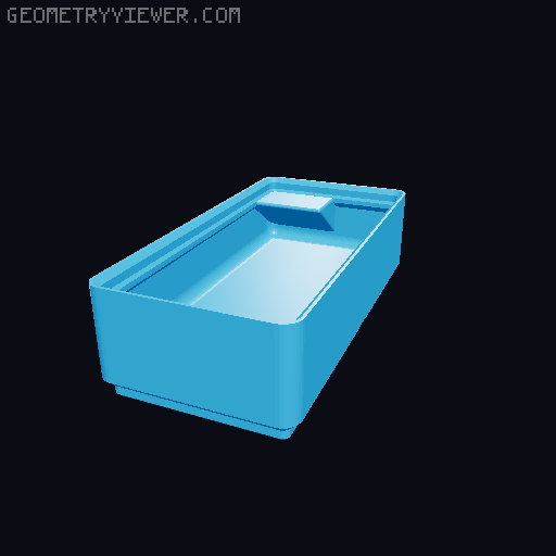 Gridfinity cups height 3 (25mm) collection 3D model thumbnail