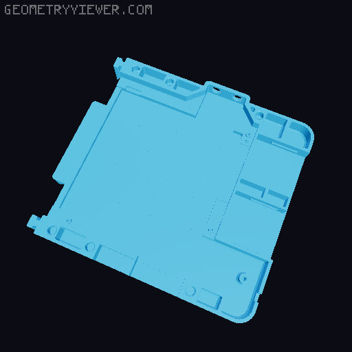 Gridfinity Framework Computer Mainboard Case 3D model thumbnail