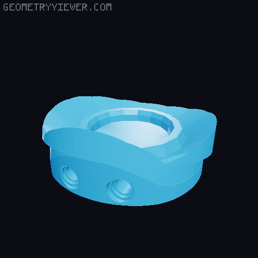 Master Chief Helmet 3D model thumbnail