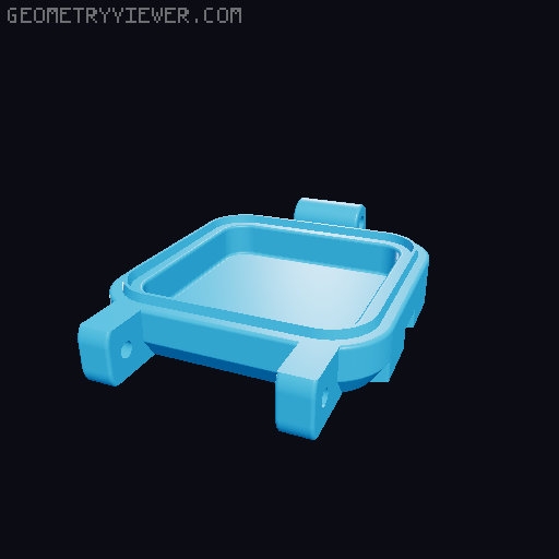 Rugged Storage Box, Parametric and Customizable 3D model thumbnail