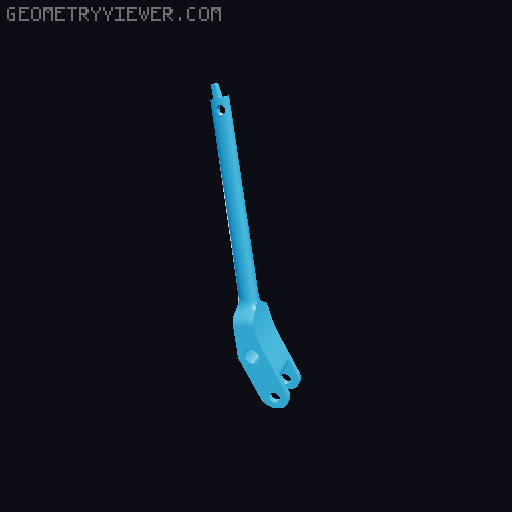 Desktop 'whipper' trebuchet 3D model thumbnail