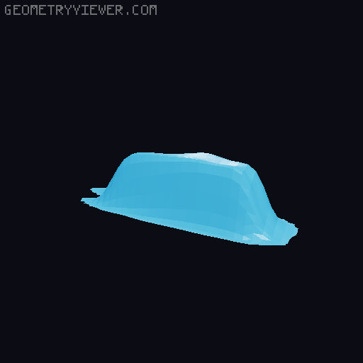 Topographic World Map 3D model thumbnail