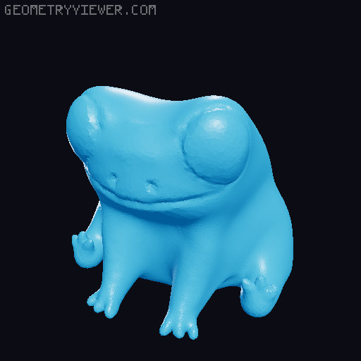 Fred The Frog 3D model thumbnail