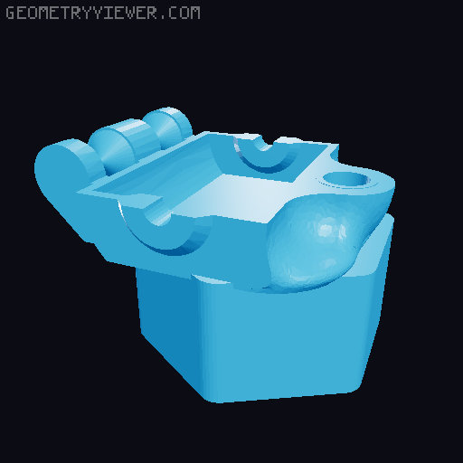 K1/K1 Max Filament Cleaner 3D model thumbnail