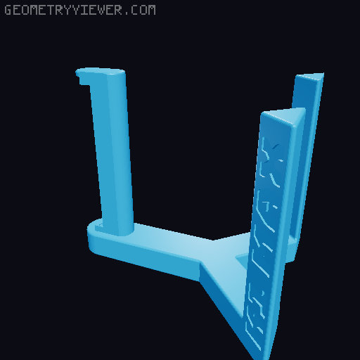 K1/K1 Max Table Top Spool Holder 3D model thumbnail