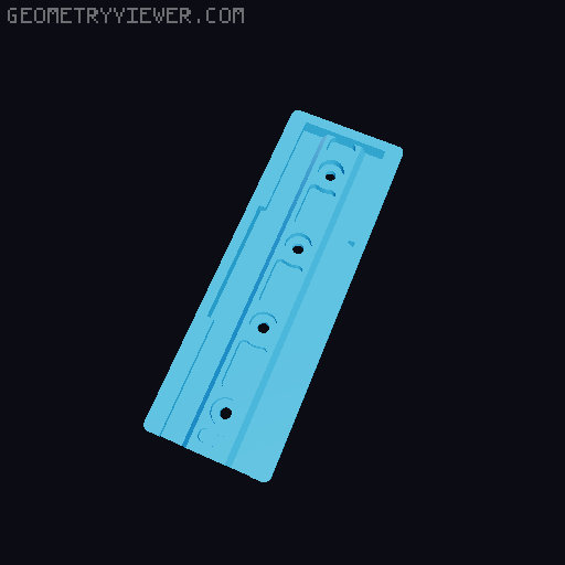 Sliding Holder inspired by commercial 3D model thumbnail