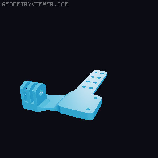 KP3S PRO | Cam Support 3D model thumbnail