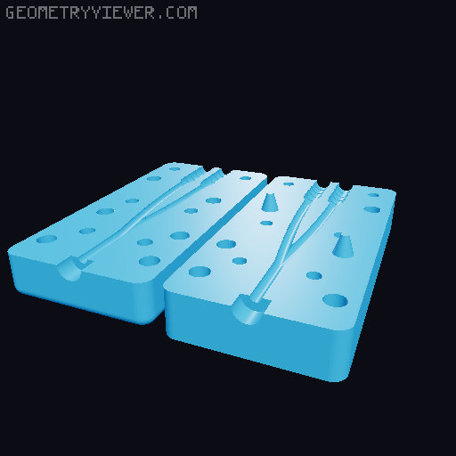 K1/K1C/K1 SE CFS Y Splitter 3D model thumbnail