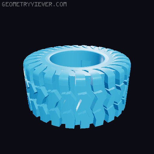 RC Wheel Loader - DIY 3D model thumbnail