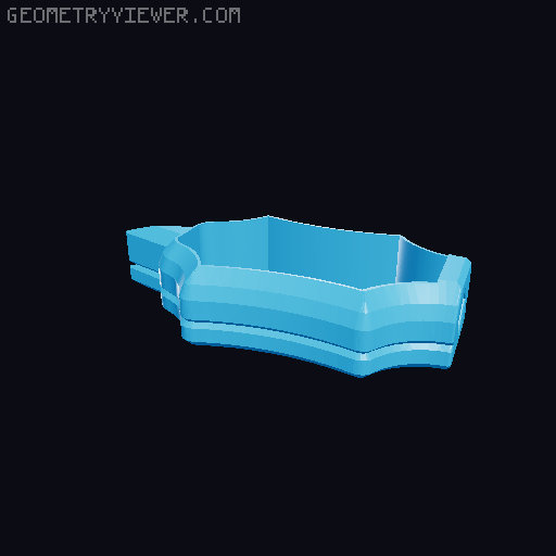 Polybar Axe Body 3D model thumbnail