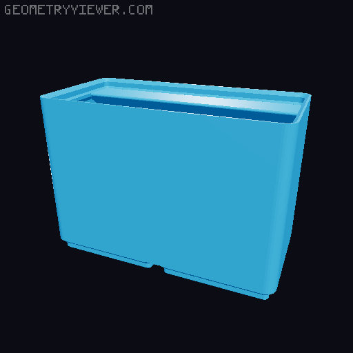 Gridfinity cups height 8 (60mm) collection 3D model thumbnail