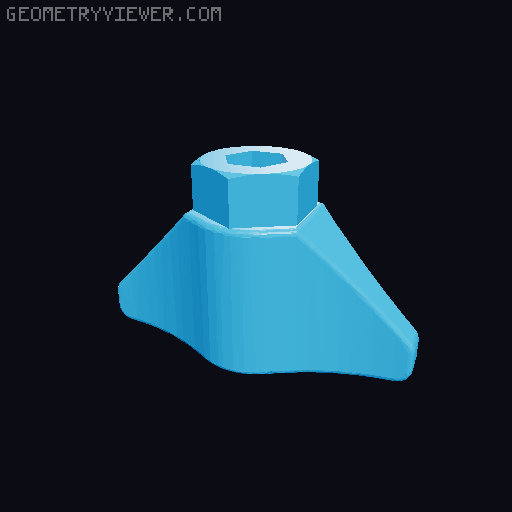 Bucket holder for Krause ladder 3D model thumbnail
