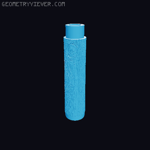 Medieval Torch 3D model thumbnail