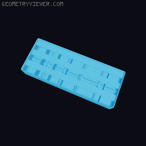 Gridfinity Ultra Light Bins - Divider Label Edition 3D model thumbnail