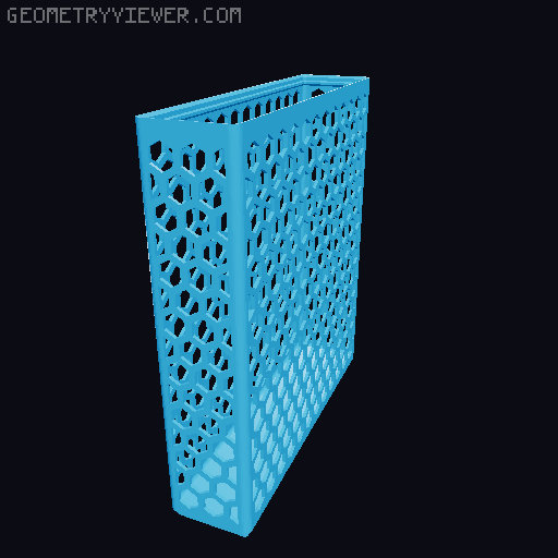 Gridfinity Hex Bins all sizes 3D model thumbnail