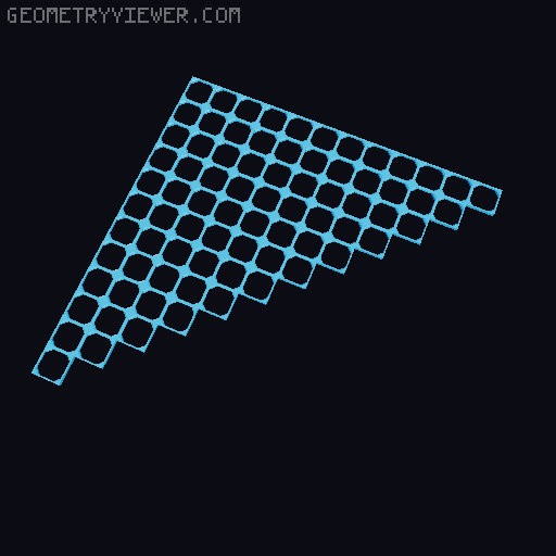 openGrid Triangular Tiles (2x2 - 12x12) 3D model thumbnail