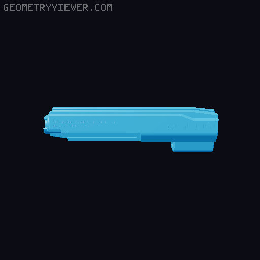 Johnny Silverhand's Malorian Arms 3516 3D model thumbnail