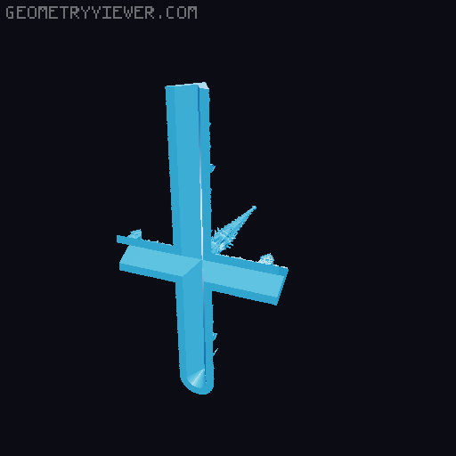 Notre Dame de Paris , France 3D model thumbnail