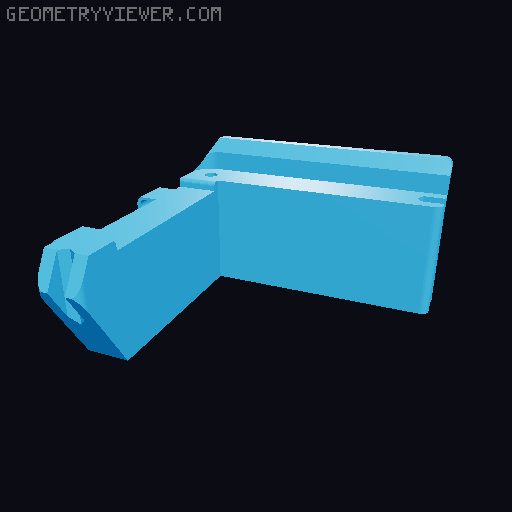 JC-Creality K1 Hinged Lid Riser 3D model thumbnail