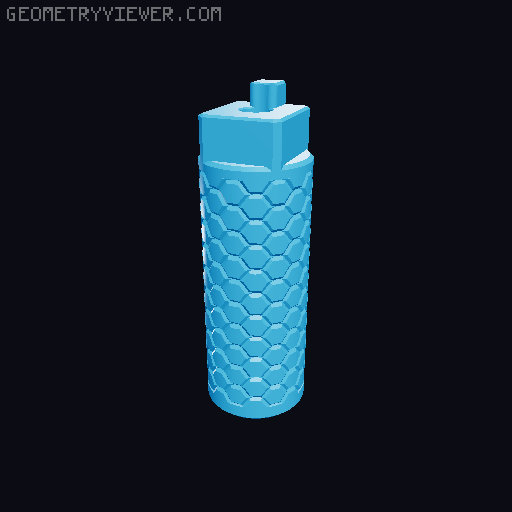 Yeethammer 36/40mm tube (Metric) 3D model thumbnail
