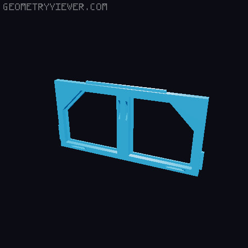 AFA - Galaxy - 4.5" Scale - Corridors - Concentric and Radial 3D model thumbnail