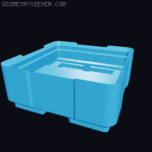 Gridfinity boxes for Telecom 3D model thumbnail