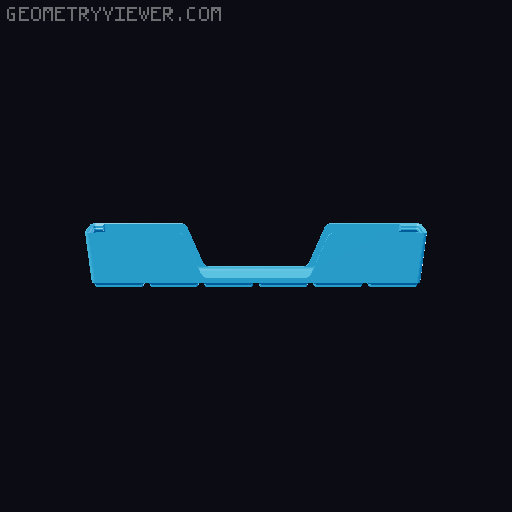 Gridfinity wall cutout collection 3D model thumbnail