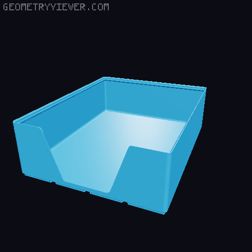 Gridfinity wall cutout collection 3D model thumbnail
