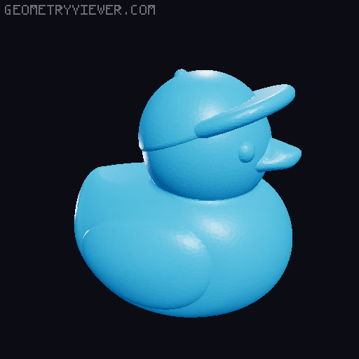 Floating Plastic Ducks 3D model thumbnail