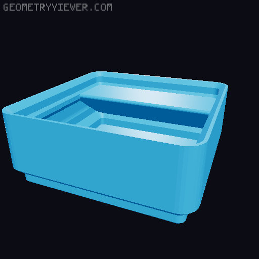 Gridfinity cups height 2 (18mm) collection 3D model thumbnail